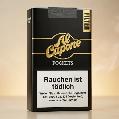 Al Capone Filter Pocket Sigarillo - Tatlı Tütün