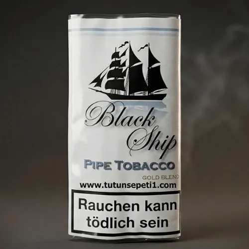 Black Ship Gold Blend Vanilla Pipo Tütünü