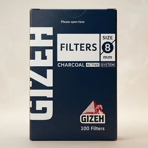 Gizeh Pop-Up Kalın 8mm Kömürlü Filtre