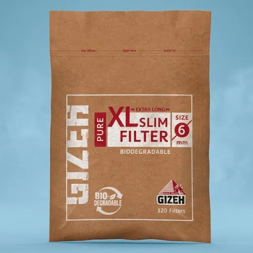 Gizeh XL Slim Organik Poşet Sigara Sarma Filtresi