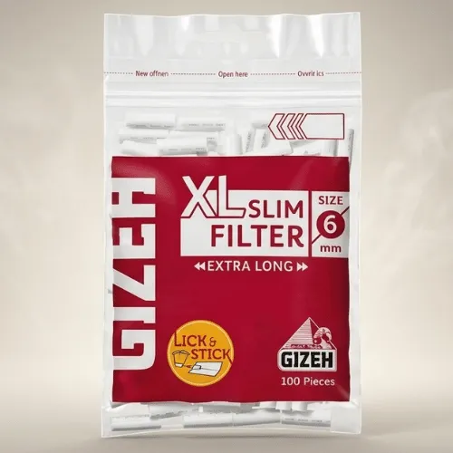 Gizeh XL Uzun Slim Poşet Sigara Sarma Filtresi