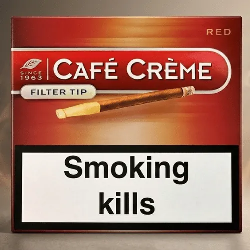 Cafe Creme Red Filter sigarillo - 10's