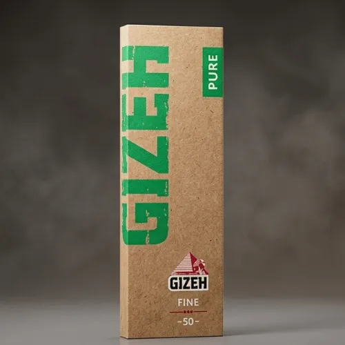 Gizeh Kısa sigara kağıdı Yeşil Fine Pure