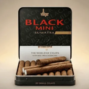 Villiger Black Mini Sumatra filtreli sigarillo - 10's