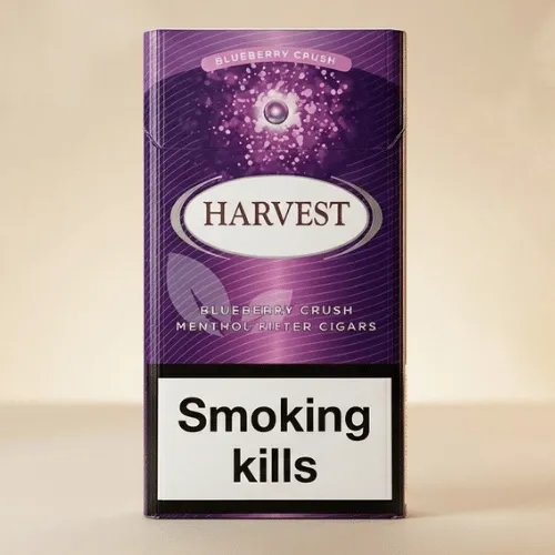 Harvest Blueberry Crush Superslim sigara – Yabanmersini aromalı