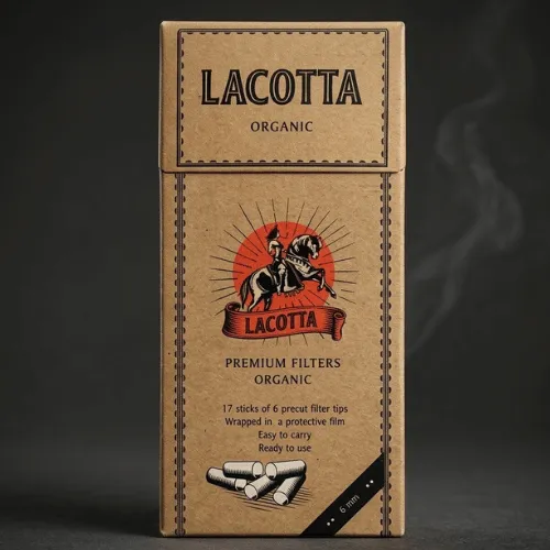 Lacotta Organik sigara sarma filtresi - 6mm