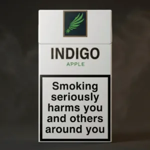 Indigo Apple ithal sigara - Elma aromalı