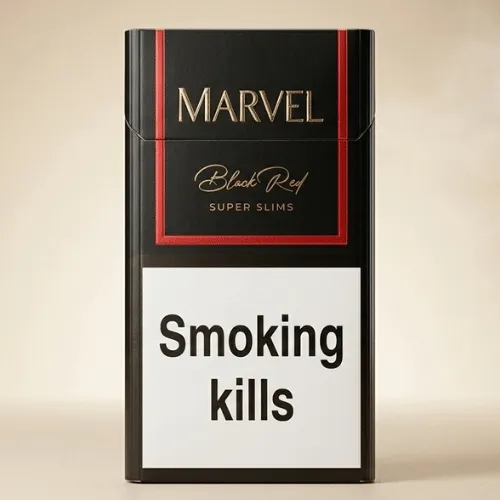 Marvel Black Red Superslim Sigara Kiraz Aromalı