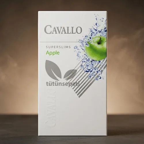 Cavallo Apple Superslim sigara - Elma aromalı