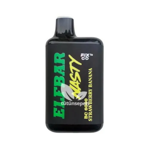 Elf Bar BC6000 Strawberry Banana Puff – Nasty
