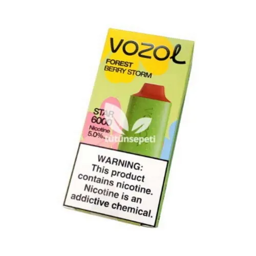 Vozol Star 6000 Forest Berry Storm Puff - Görsel 4