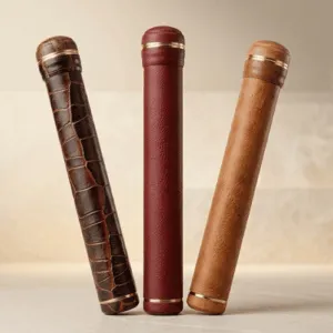El yapımı tekli tüp humidor - 3 Renk