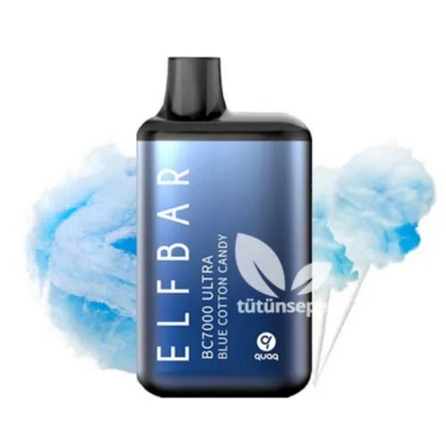 Elf Bar Bc7000 Ultra Blue Cotton Candy Puff