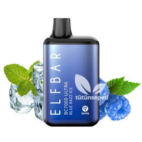 Elf Bar Bc7000 Ultra Blue Razz Ice Puff