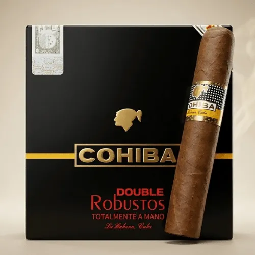 Cohiba Double Robustos Puro - 5's Gift Pack DOMİNİC