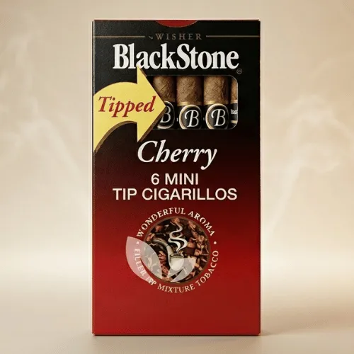 Blackstone Cherry 6 Mini Tip Sigarillo - Ağızlıklı
