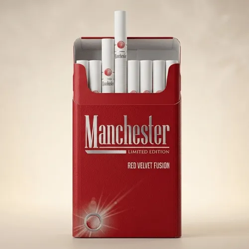 Manchester Red Berry Fusion sigara - Çilek ve Nane
