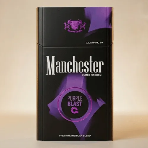 Manchester Queen Compact Purple Blast Sigara