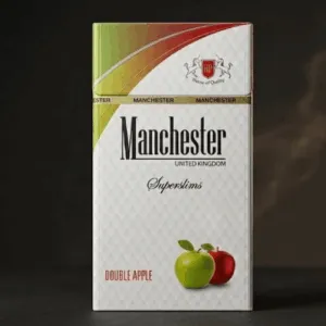 Manchester Superslims Double Apple Sigara (Elma)