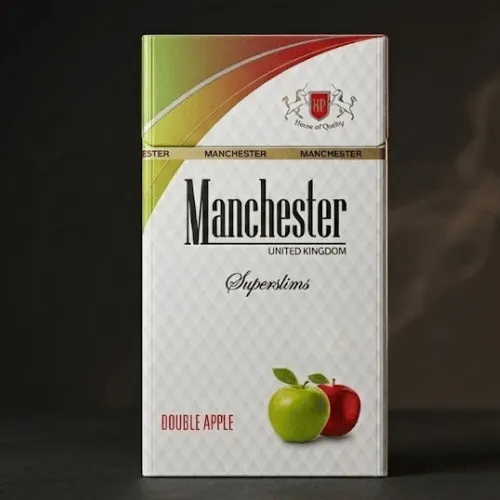 Manchester Superslims Double Apple Sigara (Elma)