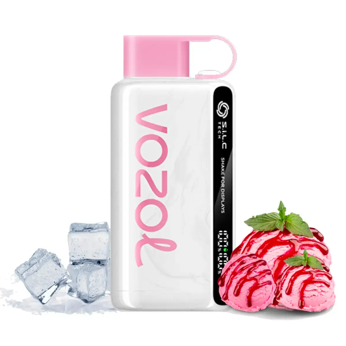 Vozol Star 12000 Puff Strawberry İce Cream