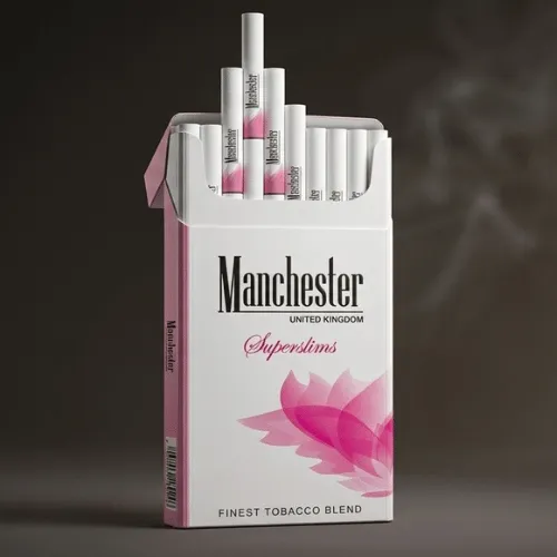 Manchester Pink Super Slim Sigara