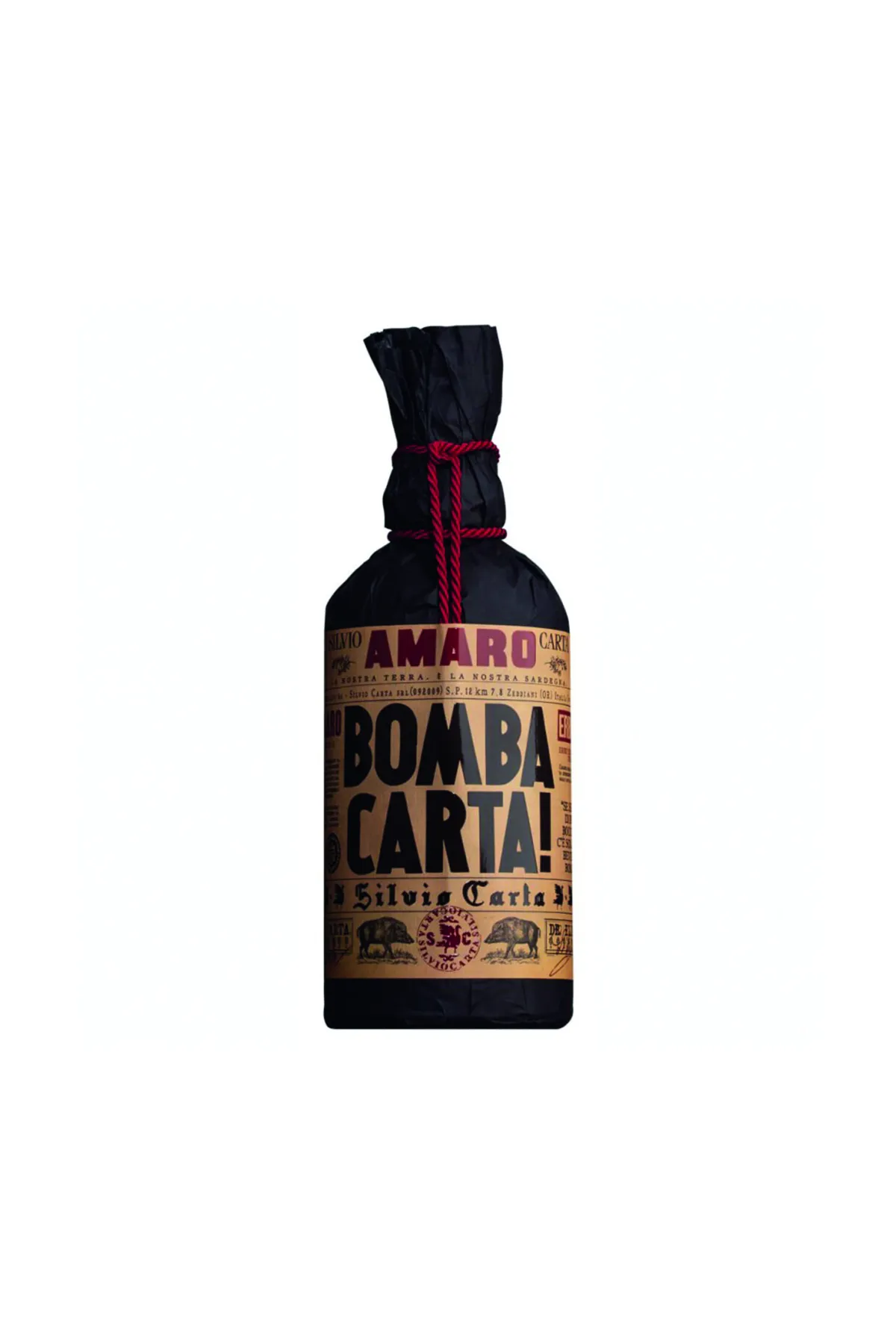 Amaro Bomba Carta gorzki Silvio Carta Likor 70Cl FREESHOP