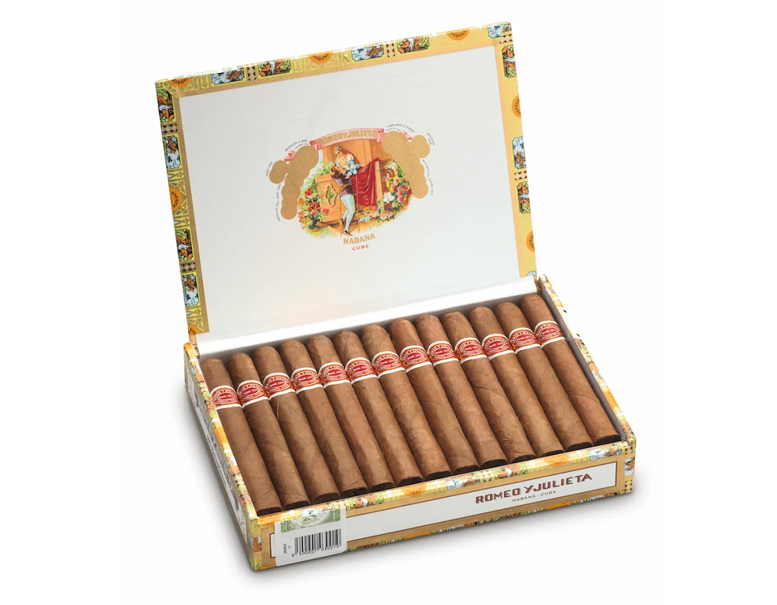 Romeo Y Julieta Belvederes Puro 25's Tubo FREESHOP