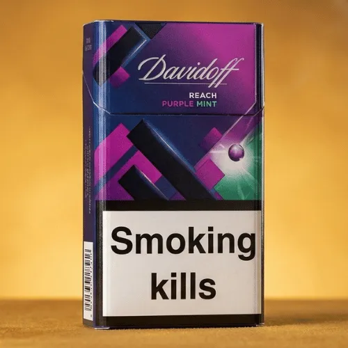 Davidoff Reach Purple Mint – Böğürtlen Ve Nane Aromalı