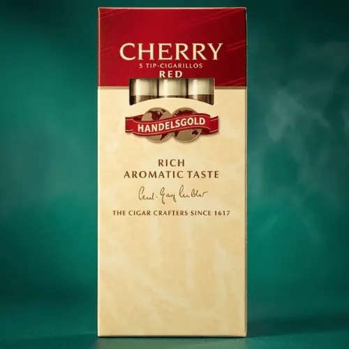 Handelsgold Red Cherry Sigarillo Ağızlıklı - Vişne Aromalı