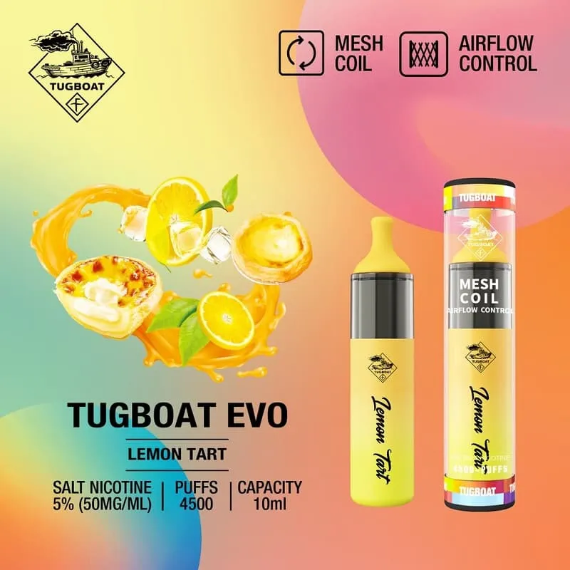 Tugboat EVO Lemon Tart 4500 Puff